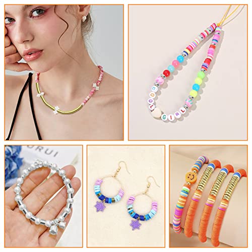 1500pcs Flat Round Spacer Beads for DIY Crafts,3 Colors Disc Loose Beads Flat Disc Spacer Beads for DIY Bracelet Necklace Earring Crafts(Gold,White K,Antique Cyan) - color: 1500pcs;Gold,White K,Antique cyan
