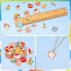 MARFOREVER Teacher Charms, 40Pcs/20 Pairs Student School Charms for Jewelry Making, Assorted Pencil Book Globe Enamel Charm Pendants for Bracelet Necklace Earrings Making Accessories - style: Teacher