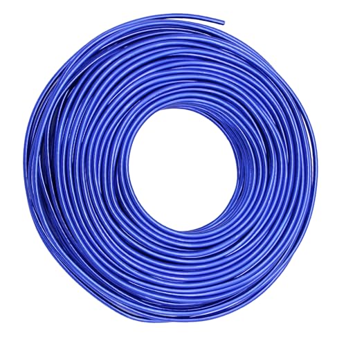 12 Gauge Aluminum Craft Wire, 100 Feet 2mm Bendable Metal Wire for Jewelry Making, Sculpting and Floral Design, Soft Armature Wire for DIY Crafts (Royal Blue) - size: 12 Gauge(2mm), style: Royal Blue