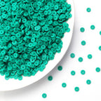 Lake Green Polymer Clay Beads, 6mm Heishi Bead for Jewelry Bracelets Necklace Making 1000PCS - color: Lake green