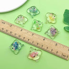 Sailanzi 14pcs Resin material ocean devil fish set Pendant Jewelry Making DIY Keychain Earrings Pendant Various Design Charms for Jewelry Making Bracelets Necklace (SN765) - color: SN765