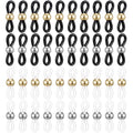 40 Pcs Eyeglass Chain Ends, Adjustable Silicone Anti-Slip Rubber Connectors, Glasses Strap Retainer Holder Loops for Sunglasses Sports Eyeglasses Necklace Chains