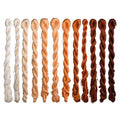 Natural 100% Silk Thread, Handmade Embroidery Thread Silk Floss 12 Colors 110m Each (76) - color: 76
