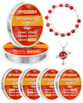 FIVEIZERO Stainless Steel Wire for Jewelry Making,Include 18/20/22/24/26/28 Gauge 304 Stainless Steel Beading Wire Thin Metal Craft Wire for Necklace,Bead Stringing,Jewelry,Mother's Day and Crafts - size: mix Gauge