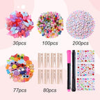 JOICEE 80PCS Cheer Pins Spirit Clips,Include 80 Natural Wooden Clothes Pins 126 Resin Animals Bows Daisy and Stickers Pen 300 Beads Pearls for Cheerleading Backpacks Ribbon Team Cheer Gifts - color: Yellow
