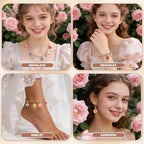 352 Pcs Assorted Charms for Jewelry Making,Mixed Enamel KC Gold Alloy Letter Pendants,Wholesale Bulk Jewelry Charms for DIY Necklace Bracelet Earring and Crafting - style: A7:Flower Charms-270Pcs Kit