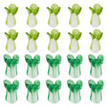 SUNNYCLUE 1 Box 40Pcs Lampwork Glass Beads Fengshui Chinese Cabbage Green Vegetable Handmade Lampwork Charms Bulk Fortune Wealth New Year Good Luck Loose Spacer Beads for Jewelry Making Kits