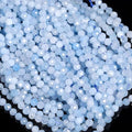 Song Xi 90pcs 4mm Natural Aquamarine Gemstone Beads Faceted Round Loose Stone Beads for Jewelry Making - color: Aquamarine, size: 3.7-4.2mm