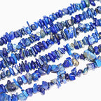 7-8mm Natural Blue Lapis Lazuli Gemstone Chips Loose Beads Semi Precious for Jewelry Making DIY Handmade Craft Supplies 1 Strand per Bag Approxi 34" - color: Blue Lapis Lazuli Chips