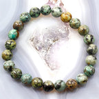 Zenkeeper 108 Pcs African Turquoise Beads for Jewelry Making 8 MM African Turquoise Gemstones Loose Stone Beads - color: African Turquoise, size: 8MM, 108pcs