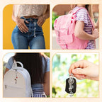 Liliaafar 48 Set Keychain Making Kit Gold Silver Metal Keychain Clips with Key Ring Swivel Snap Hook Lobster Claw Clasps Extender Chain Bulk for DIY Craft Lip Gloss Bag Accessories Gift (Silver) - color: Silver