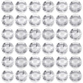 100Pcs Natural Stone Beads 6mm Crystal Quartz Round Gemstone Loose Beads with Elastic Bracelet String for Bracelets, Necklace, Jewelry Making - color: Clear Crystal Quartz, size: 6mm