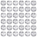 100Pcs Natural Stone Beads 6mm Crystal Quartz Round Gemstone Loose Beads with Elastic Bracelet String for Bracelets, Necklace, Jewelry Making - color: Clear Crystal Quartz, size: 6mm