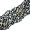 HAAMIIQII 5-8mm Natural African Turquoise Chips Beads Genuine Real Irregular Freeform Chip Loose Gemstone Beads Energy Healing Beads for Jewelry Making Strand 30 Inch - color: African Turquoise