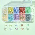 300Pcs Butterfly Crystal Acrylic Beads for Bracelets Making 10 Colors Transparent Spray Painted Spacer Beads for Jewelry Necklaces Earrings Keychains Crafting DIY Craft Supplies - color: Butterfly- 300 pcs