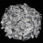 YATOJUZI 1LB Clear Quartz Crystal Points Bulk Natural Irregular Polished Stones Wands Gemstones Wholesale Reiki Energy Balancing Chakra Crystals Stone for DIY Handmade Meditation Divination 0.8"-1.6" - color: 0.78"-1.57", size: 1lb