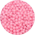 BONNY BOXX 1000PCs 6MM Jelly Light Pink Acrylic Round Beads, Smooth Transparent Acrylic Balls, Plastic Resin Gumball Bubblegum Chunky Beads for Necklace & Bracelet Making, Crafting Supplies - color: Jelly Light Pink, size: 6MM