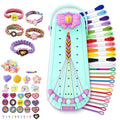 Hollyhi 2-in-1 Friendship Bracelet Making Kits: DIY Art and Crafts Jewelry String Braiding Set Toys with Storage Box for Kids - Christmas Birthday Gifts for Girls Age 6 7 8 9 10 11 12 Year Old - Cyan - style: Cyan