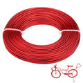 12 Gauge Aluminum Wire 100FT, 2mm Bendable Metal Anodized Aluminum Wire for Sculpting Jewelry Making Crafts Wreath Beading Floral(Red) - color: Red