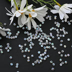 1000pcs 4 mm Bicone Crystal Beads Faceted Crystal Glass Beads Bulk for Jewelry Making DIY Necklace Bracelet Earring (Crystal AB Color) - color: Crystal AB