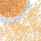 1000PCS 4mm Round Crystal Glass Beads Faceted Spacer Beads Bulk for Jewelry Making Bracelets Necklace Earring Pendants Craft (Gold) - color: Gold, size: 4mm