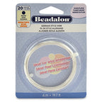 Beadalon German Style Wrapping Wire, Round, Silver Plated, 20 Gauge, 6 m / 19.7 ft - color: Silver Plated, size: 20 Gauge / 19.7 Ft