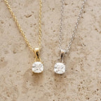 Mothers Day Gifts - Dainty Silver Gold Necklaces for Women Cute Station Choker Simulated Diamond Necklace Simple Layering CZ Necklace Trendy Jewelry Gifts - color: Silver, style: Square