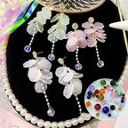 200pcs 6mm Round Crystal Glass Beads Round Faceted Spacer Beads for Jewelry Making Bracelet Earring Necklace Wind Chimes Suncatchers DIY Craft Making Supplies(Pink Series) - color: Pink Series, size: 6mm