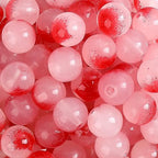 100 Pack 8mm Glass Beads for Jewelry Making, Graduated Color Mix, Bulk DIY Craft Supplies - color: Color5