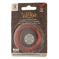 The Beadsmith Square Craft Wire - Medium Temper Beading Wire, Antique Copper Color, 18 Gauge, 7 Yards - color: Antique Copper, size: 18 Gauge, 7 Yard Coil