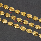 UMAOKANG 2 Yard Small Oval Chain for Jewelry Making Gold Plated Stainless Steel Chains Men and Women Necklace Bracelet DIY - color: Gold Small Oval