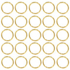 Litoexpe 20mm Open Jump Rings 150 Pcs with a Box, 2mm Thickness Rings Connectors for Necklace Bracelet Jewelry Making (Gold) - color: Gold