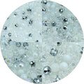 550pcs Round Crystal Glass Beads 3mm 4mm 6mm 8mm Round Faceted Spacer Beads for Jewelry Making Bracelet Earring Necklace Wind Chimes Suncatchers DIY Craft Making Supplies(White Series) - color: White Series, size: 3/4/6/8mm