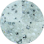 550pcs Round Crystal Glass Beads 3mm 4mm 6mm 8mm Round Faceted Spacer Beads for Jewelry Making Bracelet Earring Necklace Wind Chimes Suncatchers DIY Craft Making Supplies(White Series) - color: White Series, size: 3/4/6/8mm
