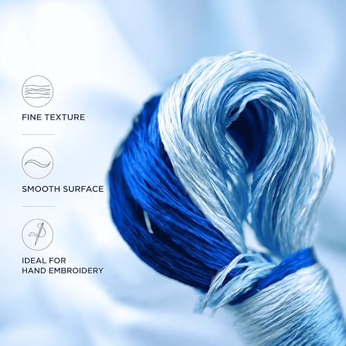 Mulberry Silk Floss Embroidery Thread Floss-Cross Stitch Threads China Silk Woven Jewelry Threads DIY Sewing Kits (102) - color: 102