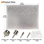 The hobbyworker Wire Bending Jig,Includes 30 Metal pegs for Jewelry Making Tools and Wire Wrapping Supplies