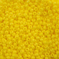 John Bead Czech Glass Seed Beads 11/0 Terra Intensive Yellow, 23 Grams of DIY Jewelry Making Beads Preciosa (Jablonex) - color: Yellow