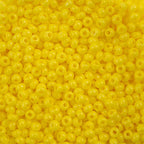 John Bead Czech Glass Seed Beads 11/0 Terra Intensive Yellow, 23 Grams of DIY Jewelry Making Beads Preciosa (Jablonex) - color: Yellow