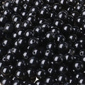 LAIDANLA Black Obsidian 6mm Natural Stone Beads Round Loose Gemstone Stone Beads for DIY Bracelet Necklace Earrings Jewelry Making Polishing Genuine Real Beading 96PCS 2 Strand 32" - color: E-Black Obsidian, size: 6mm