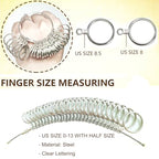 Ring Sizer Measuring Tool Metal Ring Mandrel and Mallet for Ring Making Ring Size Measurer Ring Shaper to Fix Bent Rings Jewelry Sizing Reshaper Repair Kit with Hammer (12-Ring Sizer Tool) - color: 12-RING SIZER TOOL