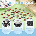 uxcell 50Pcs European Large Hole Beads, Rhinestone Craft Bead Crystal Charm Spacer Beads for Pens Bracelet Making Necklace DIY Craft, Dark Purple - color: Dark Purple