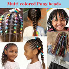 2500 PCS Pony Beads Jewelry Making Kit – 96 Colors, UV Color Changing & Glow Alphabet Beads, Heart Bow Crystal String, Tools, Gift Box for DIY Bracelets, Necklaces - color: Style A