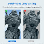 ANYCUBIC Upgraded 8K 3D Printer Resin, 3D Printing Resin with High Precision and Quick Curing & Excellent Fluidity for LCD 4K/6K/8K/12K 3D Printing (HD Grey, 1kg) - color: HD Gray, size: 1kg