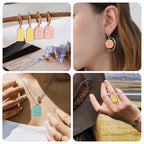 ACRNIGHEET Boho Clay Cutters - 16 Shapes Sun and Moon, Landscape Polymer Clay Cutters for Jewelry, Earring Making Kit With Storage Box - style: Sun and Moon Scenery theme (16 pcs)