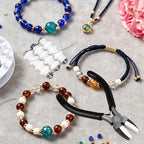 Jewelry Wire Straightener and Nylon Pliers, Durable Soft Jaw Jewelry Wire Straightening Plyers Tool Three Rollers Wrapping Straightener for Beading Weaving & Twining Projects