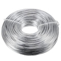 TecUnite Aluminum Craft Wire for Sculpting Bendable Metal Beading Wire for DIY Jewelry Making (1 Roll,Silver,100 m x 3 mm) - size: 100 M X 3 Mm