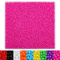 IOOLEEM Hot Pink Seed Beads, 4000+ pcs 3mm Glass Beads for Jewelry Making, Bracelets - color: Hot Pink, size: 3mm / 4000pcs