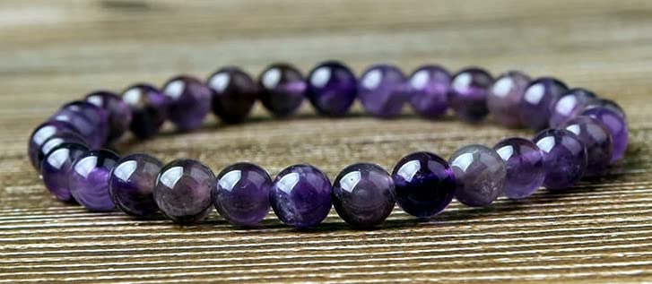 Zenkeeper 116 Pcs Amethyst Beads for Jewelry Making 6 MM Amethyst Gemstones Loose Stone Beads - color: Amethyst bead, size: 6MM, 116-120pcs