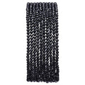 BEADIA Faceted Natural Flint Stone Round Loose Semi Gemstone Beads for Jewelry Making 2-2.5mm 38cm - color: Flint Faceted, size: 2-2.5mm