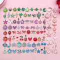YouLuo 100Pcs Bracelet Charms for Jewelry Making Wholesale Bulk Jewelry Making Bracelets Charm KC Gold Alloy Charm Pendants and Gold Plated Enamel Charms Pendants for Bracelet Necklace - color: Multicolor+Gold